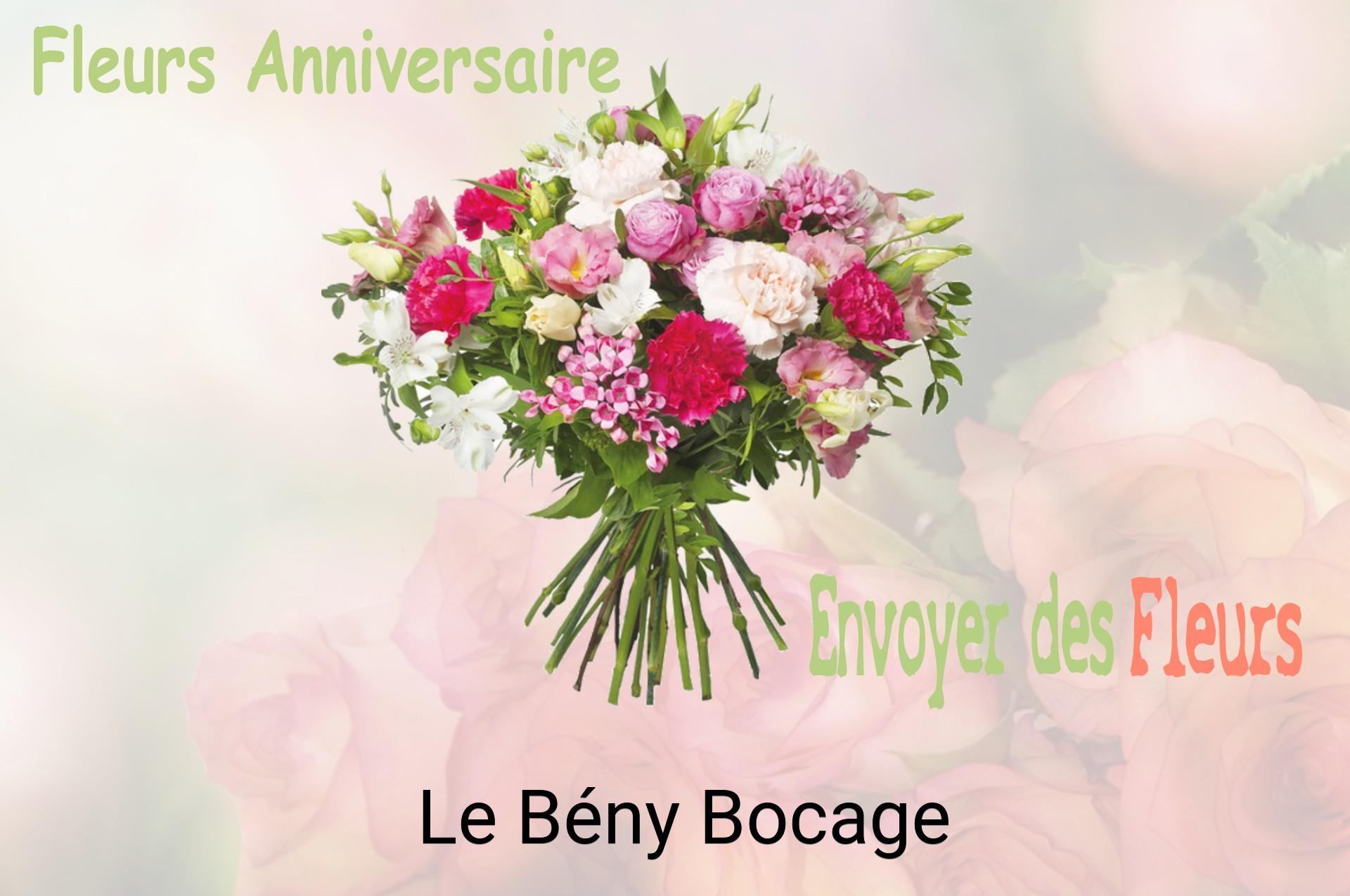 Bouquet de fleurs d’anniversaire livré à Le Bény-Bocage